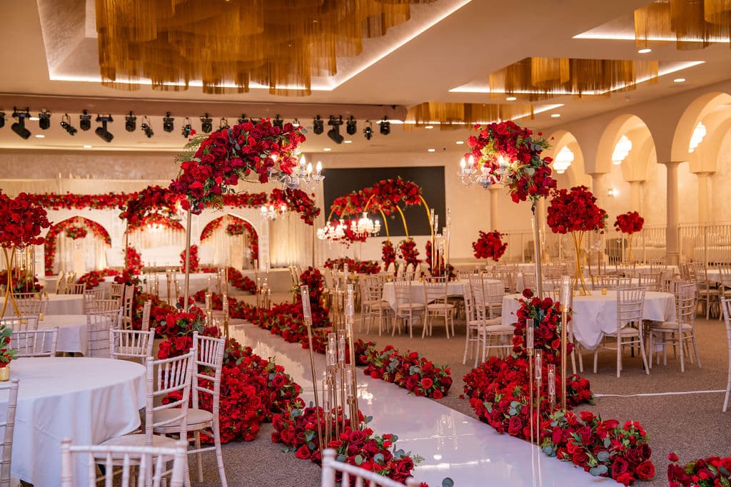 Walima floral centrepieces London
