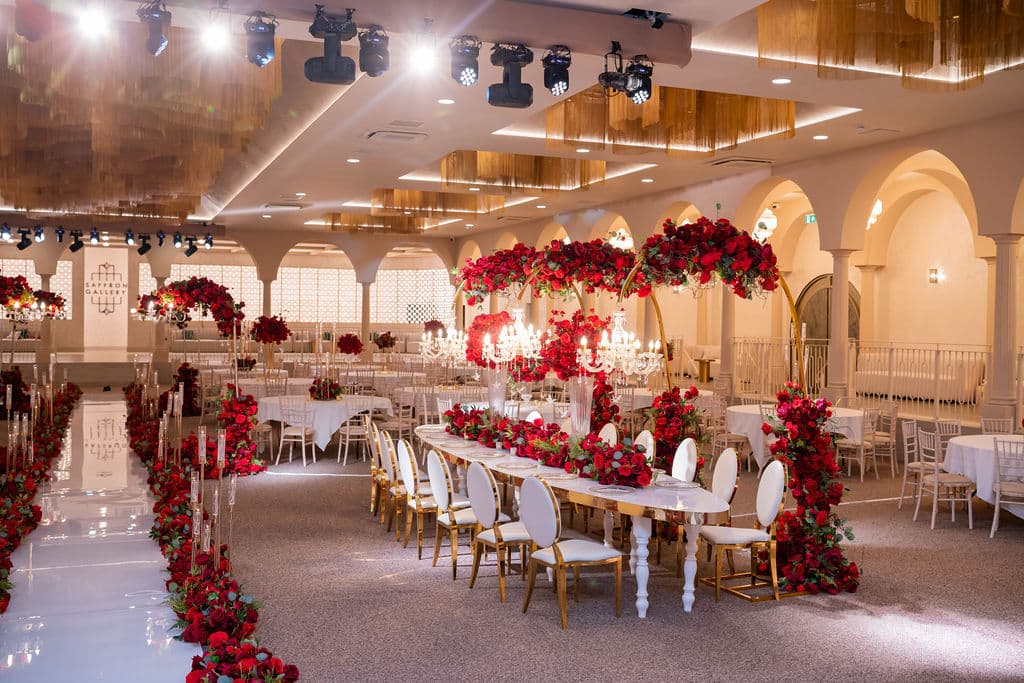 Luxury wedding stage decoration by Grand Affairs