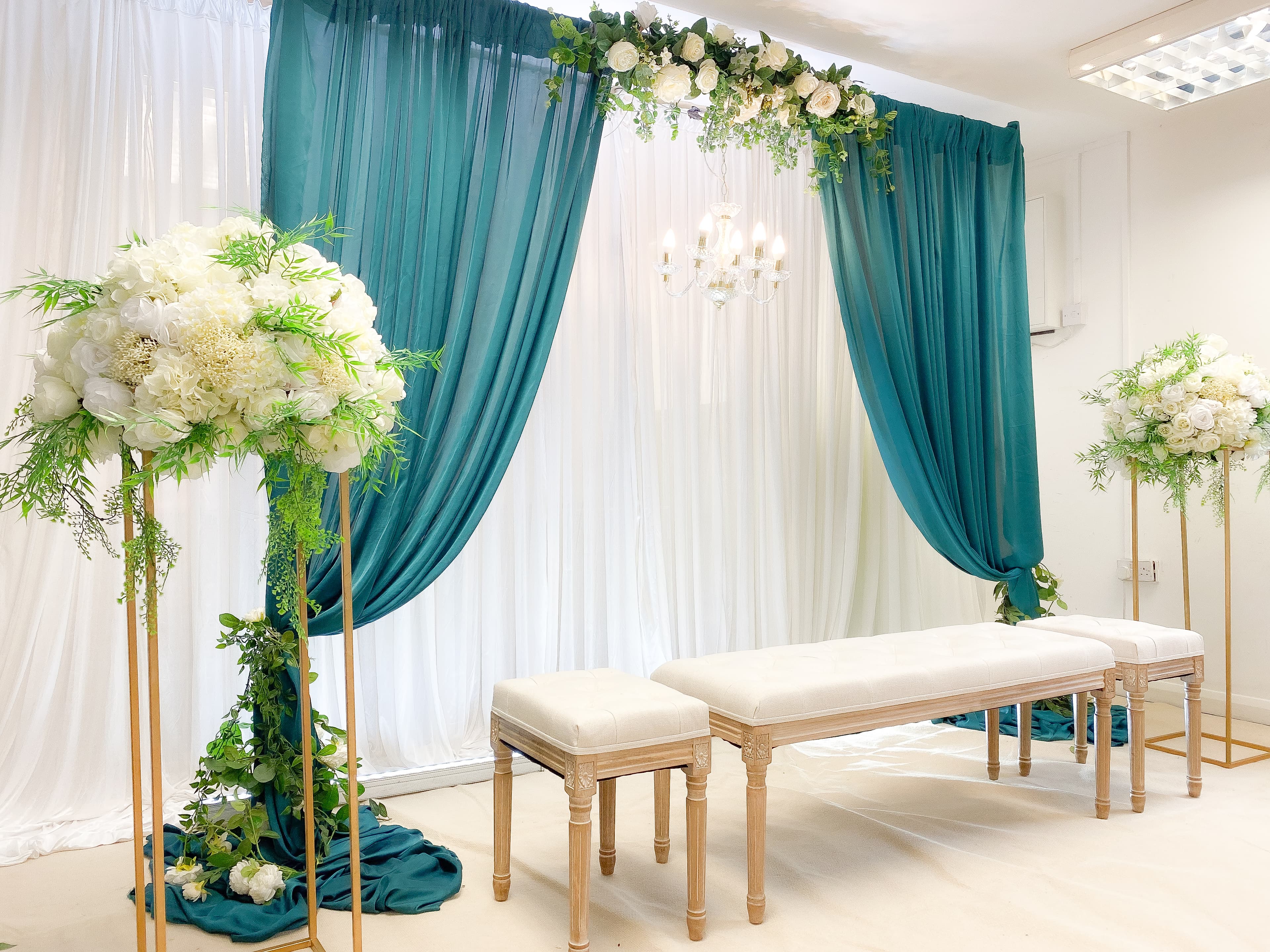 Nikkah ceremony decor London by Grand Affairs